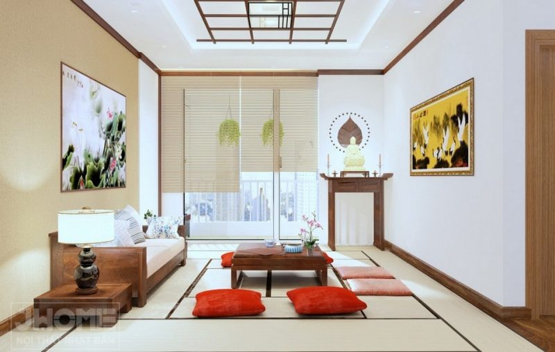Thiết kế nội thất kiểu Nhật tối giản, đơn giản